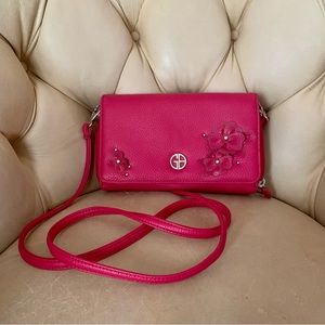 00s Giani Bernini Cross Shoulder Leather Bag